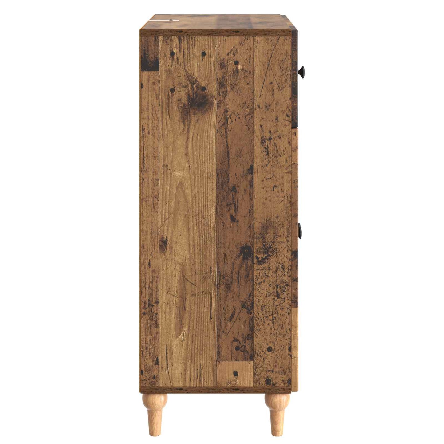 vidaXL Sideboard Old Wood 66 x 34.5 x 90 cm Engineered Wood