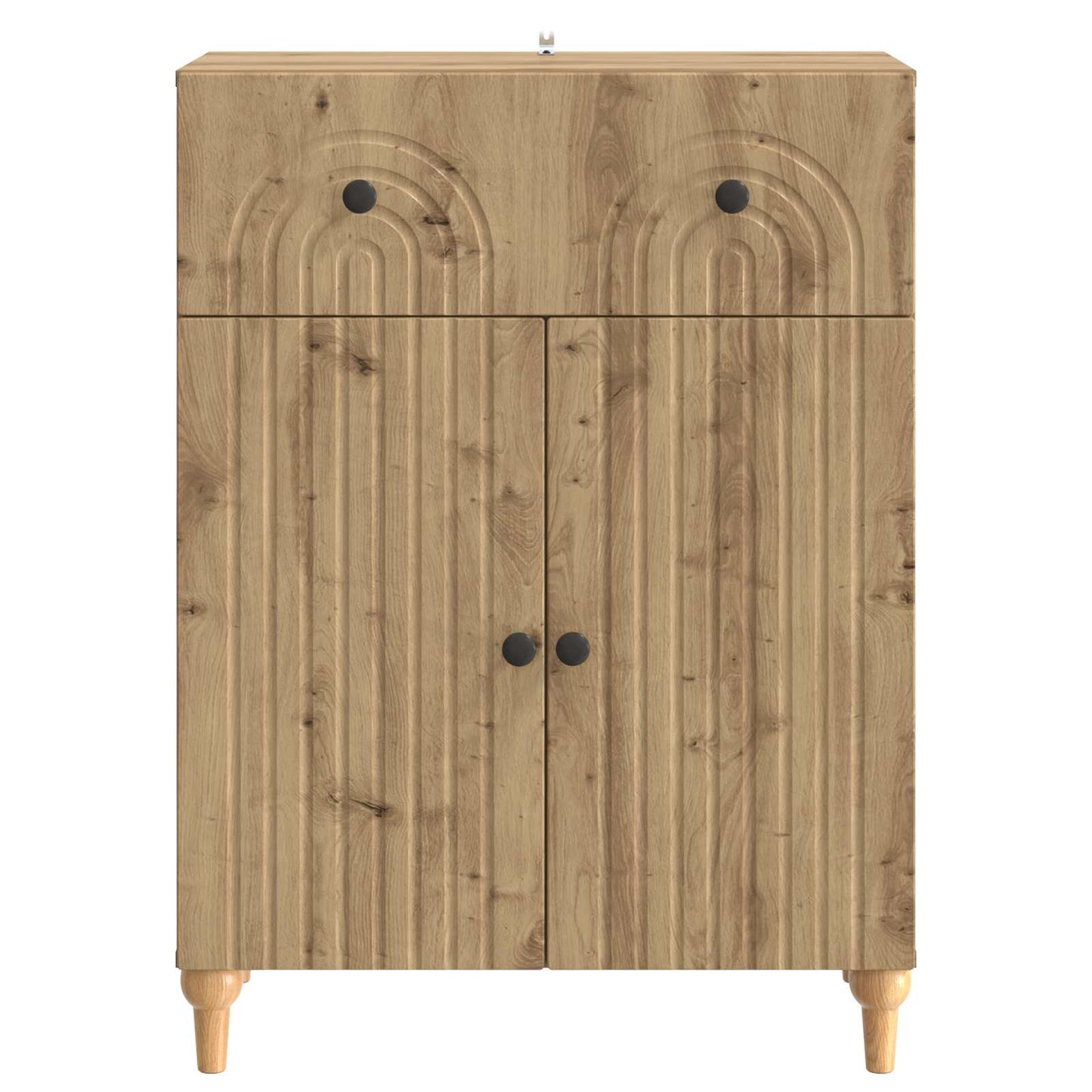 vidaXL Sideboard Artisan Oak 66 x 34.5 x 90 cm Engineered Wood