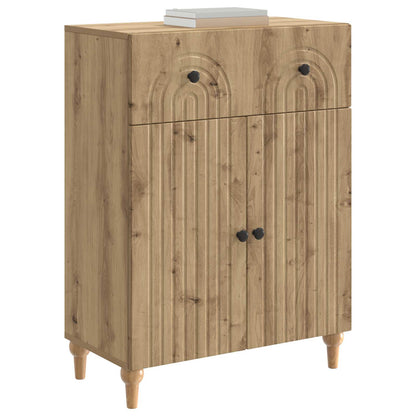 vidaXL Sideboard Artisan Oak 66 x 34.5 x 90 cm Engineered Wood