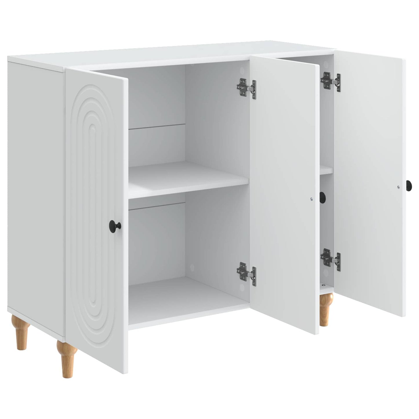 vidaXL Sideboard White 89 x 34.5 x 80 cm Engineered Wood