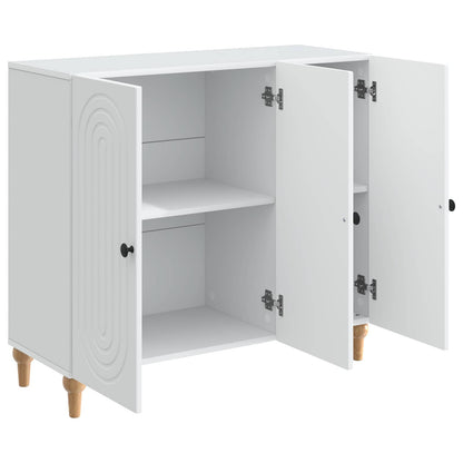 vidaXL Sideboard White 89 x 34.5 x 80 cm Engineered Wood