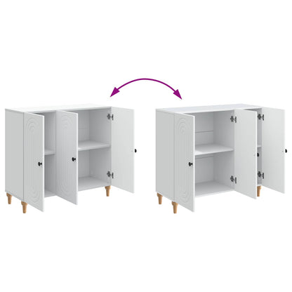 vidaXL Sideboard White 89 x 34.5 x 80 cm Engineered Wood