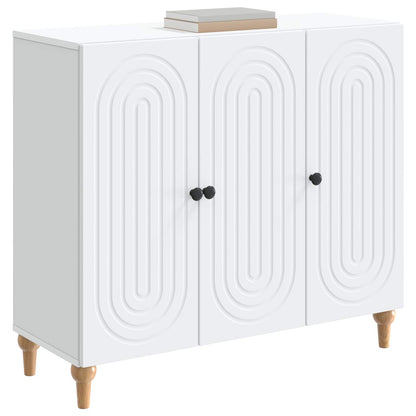 vidaXL Sideboard White 89 x 34.5 x 80 cm Engineered Wood