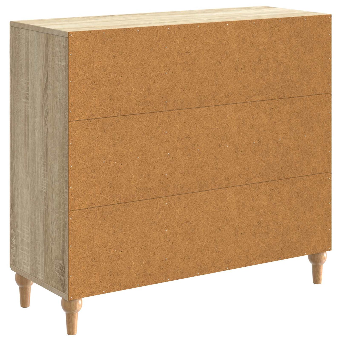 vidaXL Sideboard Sonoma Oak 89 x 34.5 x 80 cm Engineered Wood