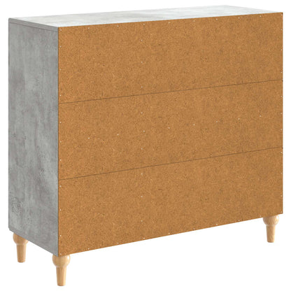 vidaXL Sideboard Concrete Grey 89 x 34.5 x 80 cm Engineered Wood