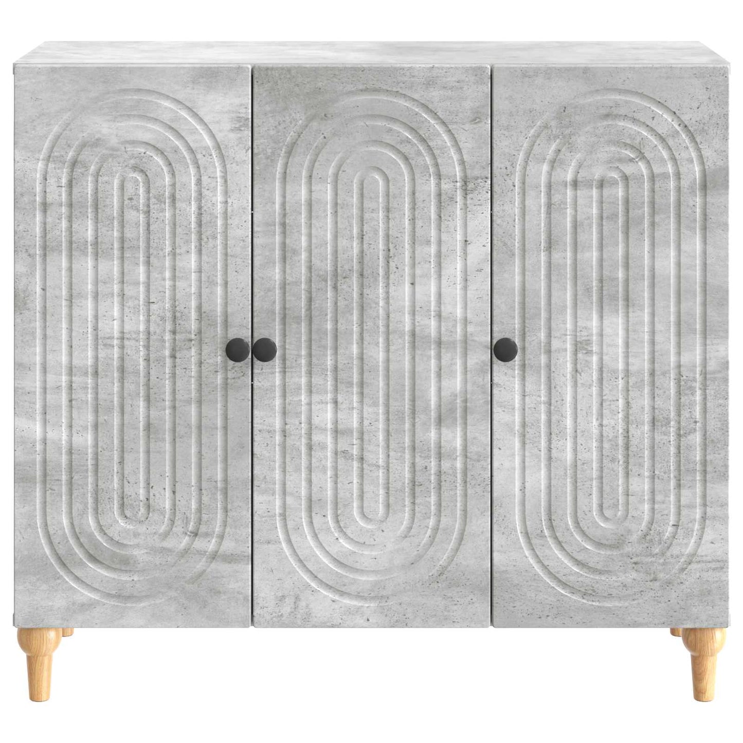 vidaXL Sideboard Concrete Grey 89 x 34.5 x 80 cm Engineered Wood