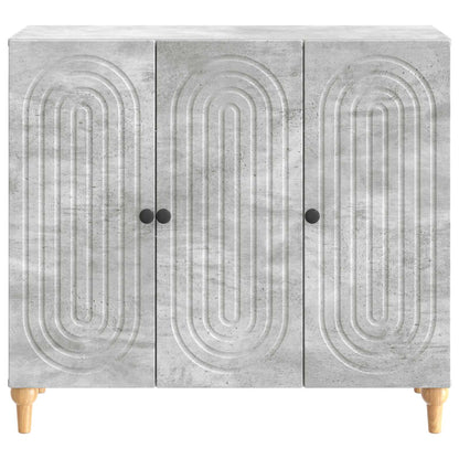 vidaXL Sideboard Concrete Grey 89 x 34.5 x 80 cm Engineered Wood