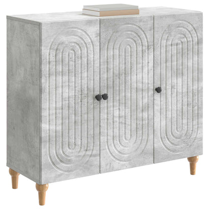 vidaXL Sideboard Concrete Grey 89 x 34.5 x 80 cm Engineered Wood