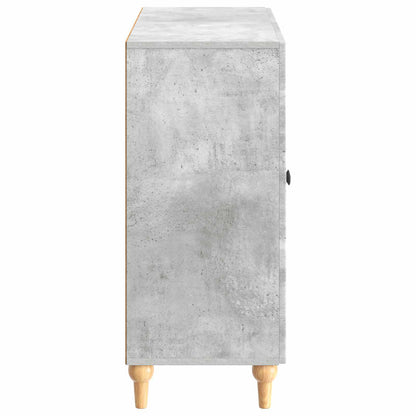 vidaXL Sideboard Concrete Grey 89 x 34.5 x 80 cm Engineered Wood