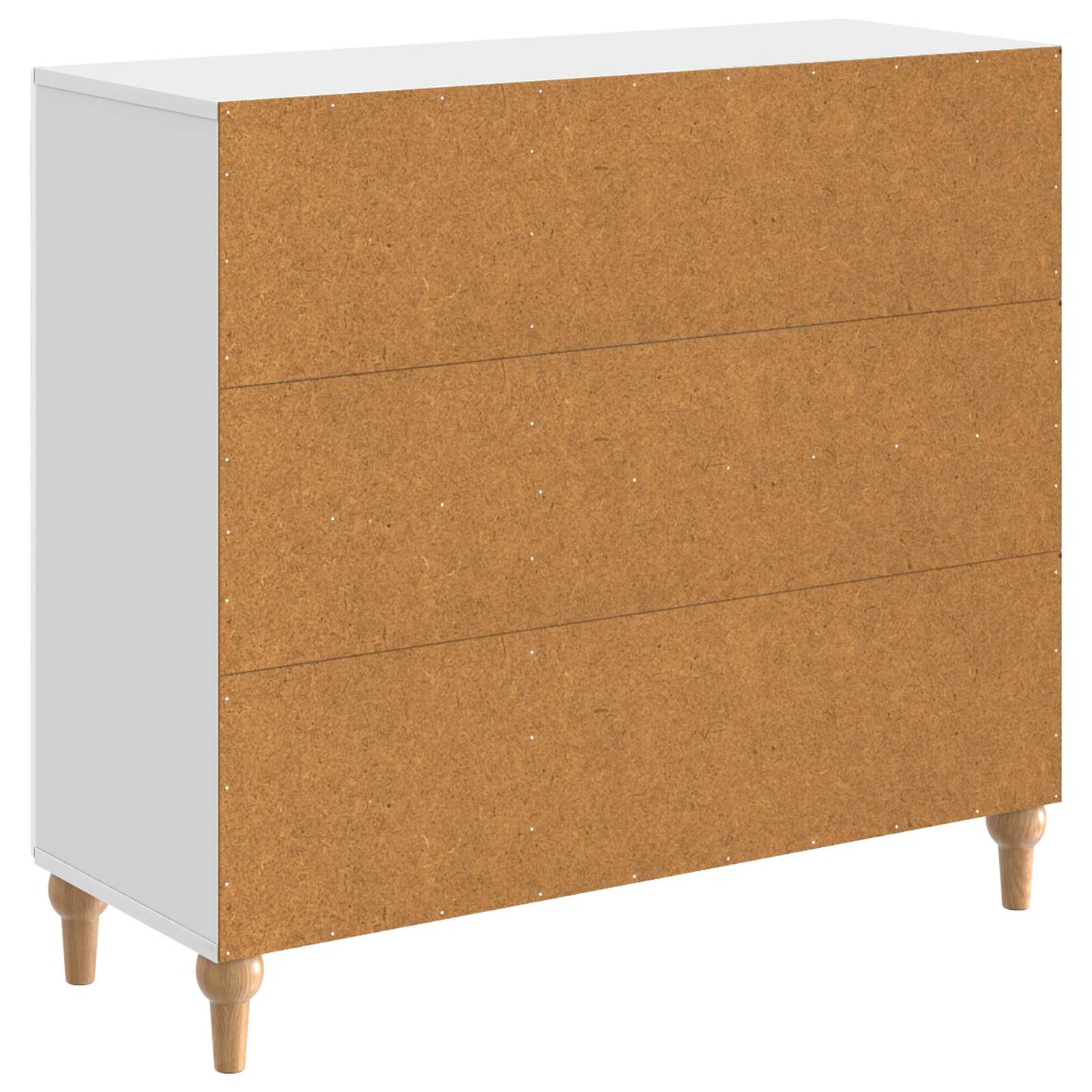 vidaXL Sideboard High Gloss White 89 x 34.5 x 80 cm Engineered Wood