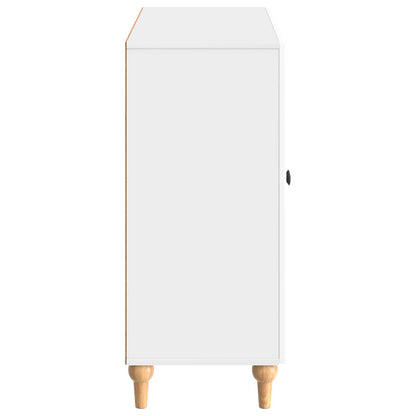 vidaXL Sideboard High Gloss White 89 x 34.5 x 80 cm Engineered Wood