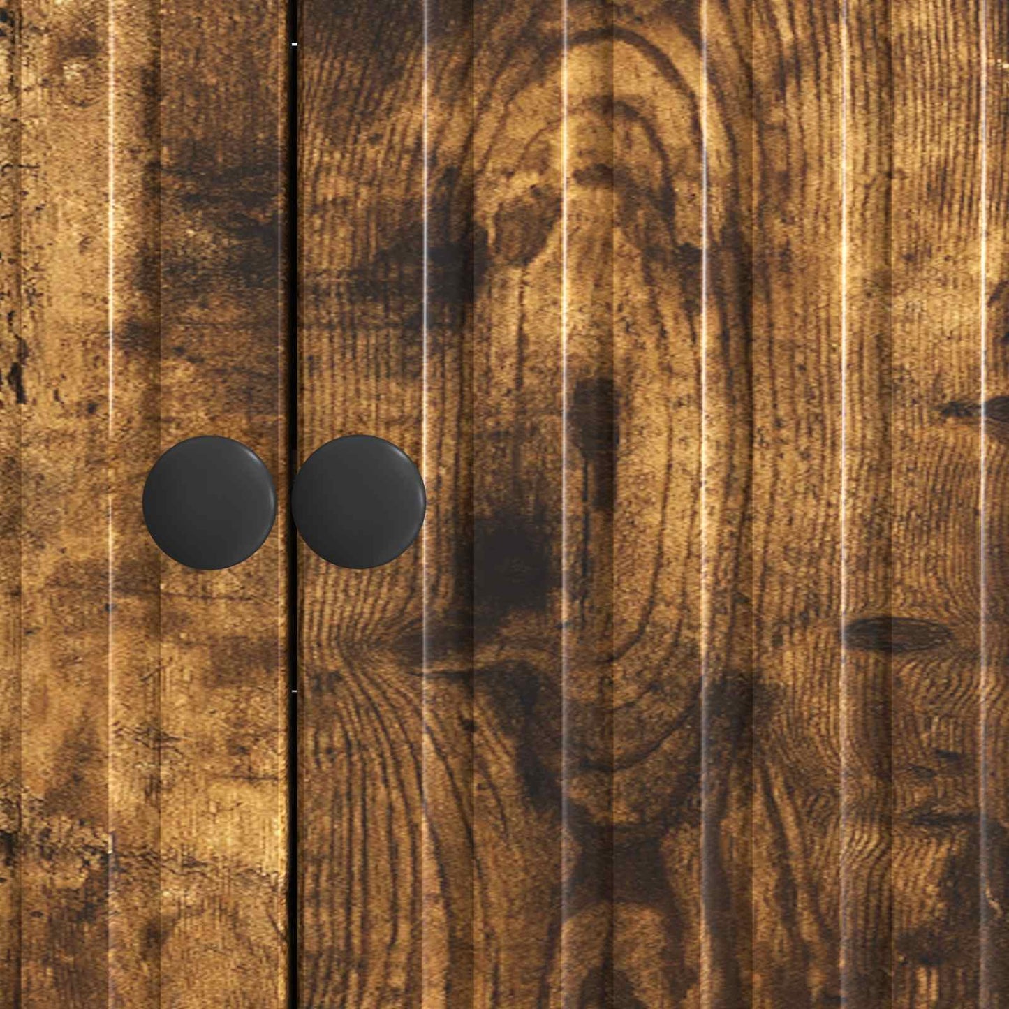 vidaXL Sideboard Smoked Oak 89 x 34.5 x 80 cm Engineered Wood