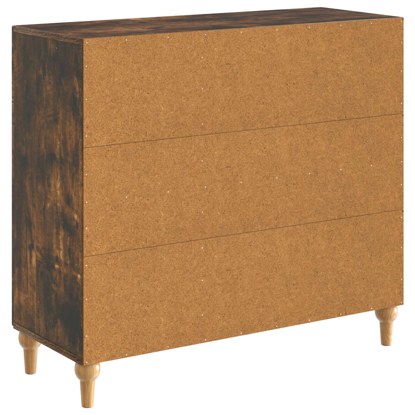 vidaXL Sideboard Smoked Oak 89 x 34.5 x 80 cm Engineered Wood
