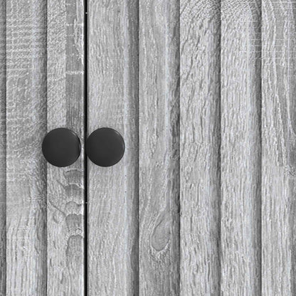 vidaXL Sideboard Grey Sonoma 89 x 34.5 x 80 cm Engineered Wood