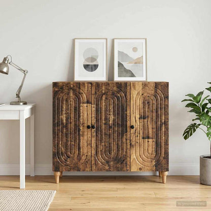 vidaXL Sideboard Old Wood 89 x 34.5 x 80 cm Engineered Wood