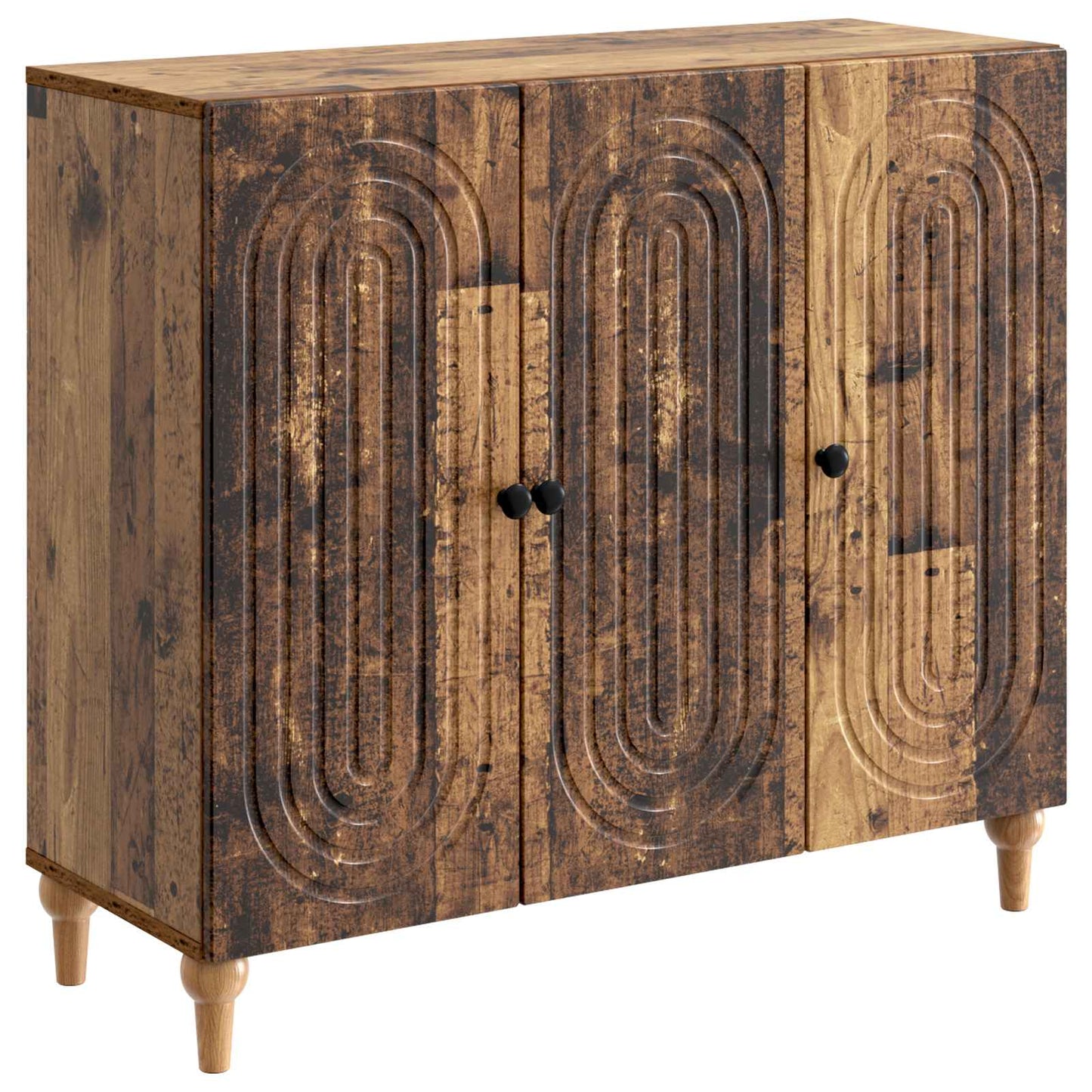 vidaXL Sideboard Old Wood 89 x 34.5 x 80 cm Engineered Wood