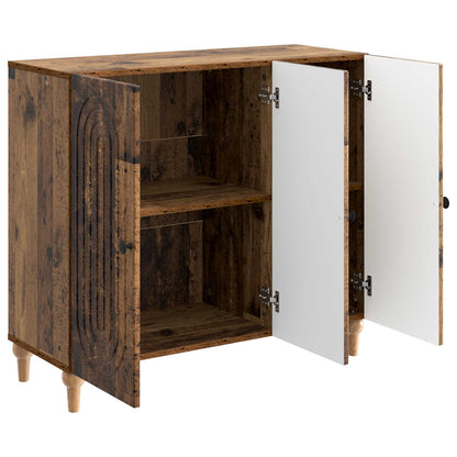 vidaXL Sideboard Old Wood 89 x 34.5 x 80 cm Engineered Wood