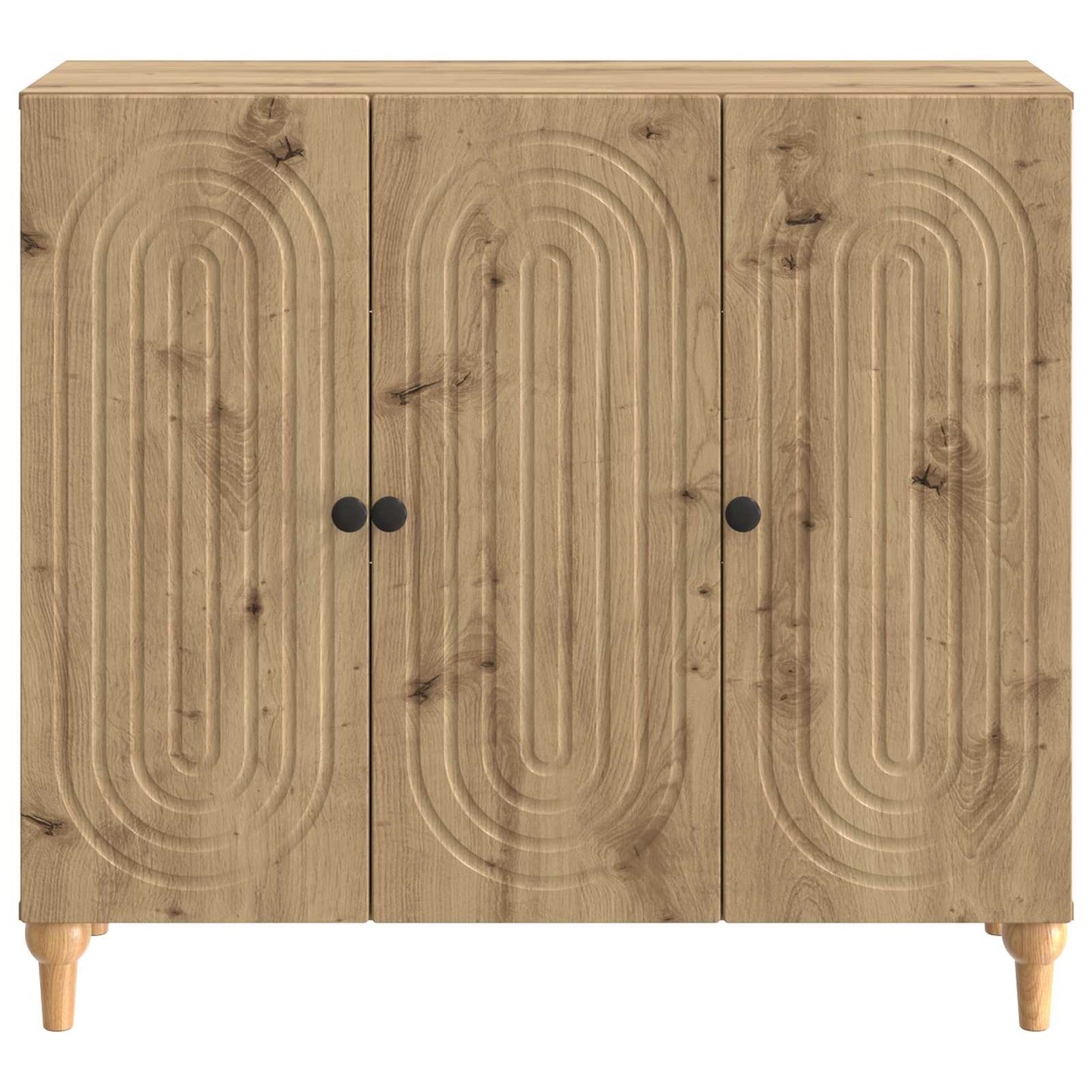 vidaXL Sideboard Artisan Oak 89 x 34.5 x 80 cm Engineered Wood