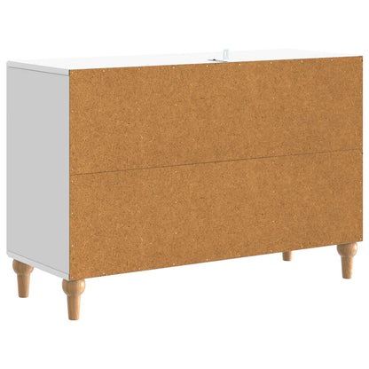 vidaXL TV Cabinet with Drawer White 89 x 34.5 x 60 cm Engineered Wood