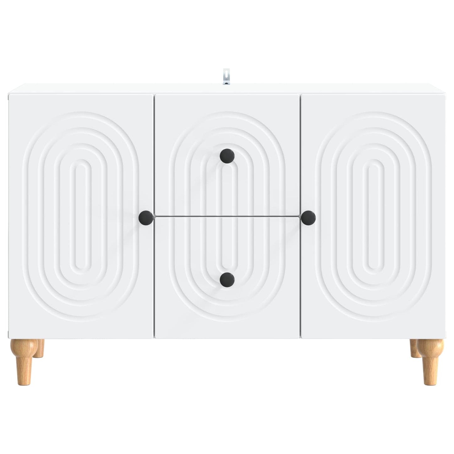 vidaXL TV Cabinet with Drawer White 89 x 34.5 x 60 cm Engineered Wood