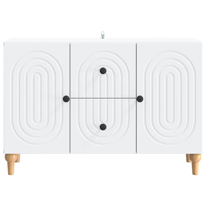 vidaXL TV Cabinet with Drawer White 89 x 34.5 x 60 cm Engineered Wood