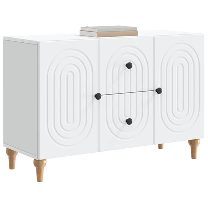 vidaXL TV Cabinet with Drawer White 89 x 34.5 x 60 cm Engineered Wood