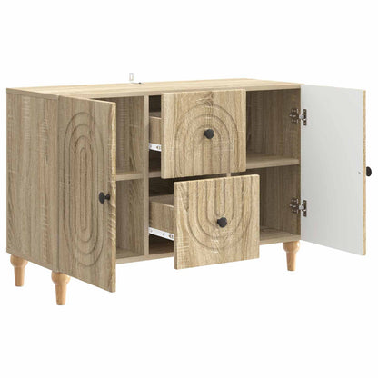 vidaXL TV Cabinet Sonoma Oak 89 x 34.5 x 60 cm Engineered Wood