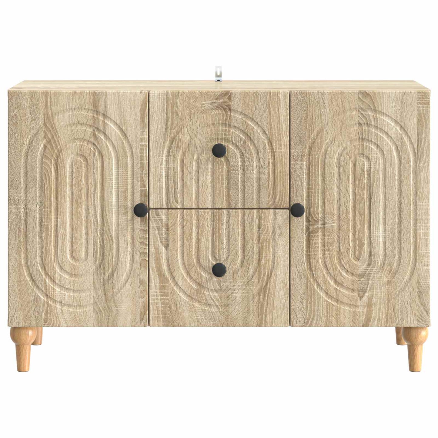 vidaXL TV Cabinet Sonoma Oak 89 x 34.5 x 60 cm Engineered Wood