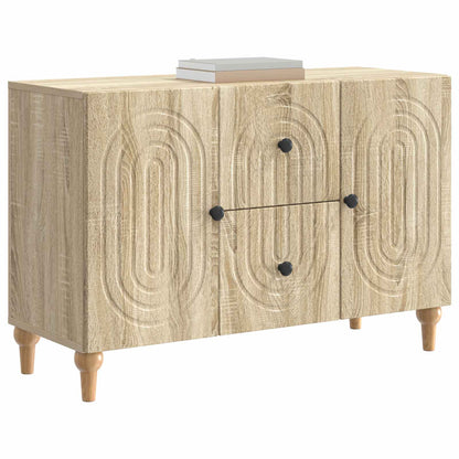 vidaXL TV Cabinet Sonoma Oak 89 x 34.5 x 60 cm Engineered Wood