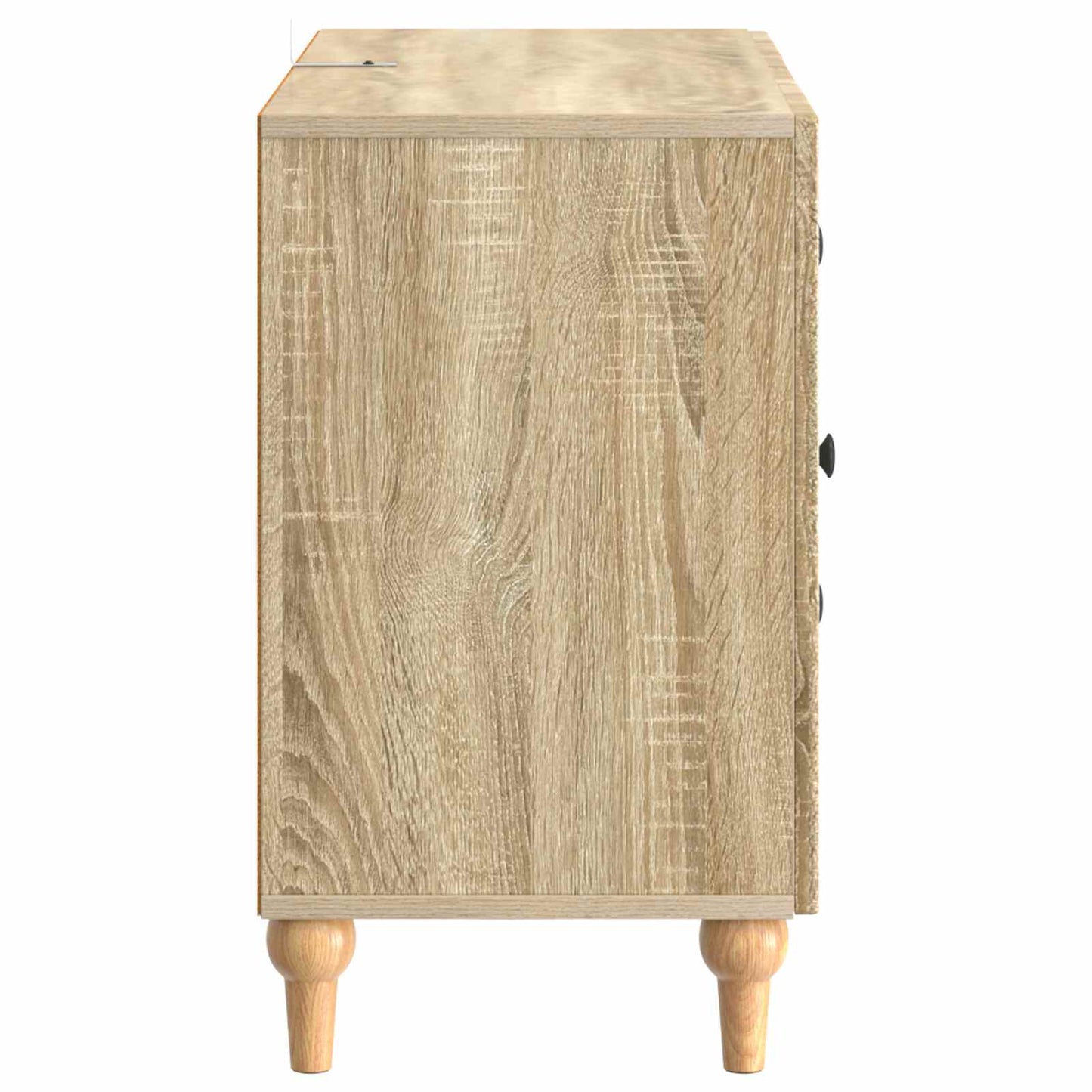 vidaXL TV Cabinet Sonoma Oak 89 x 34.5 x 60 cm Engineered Wood