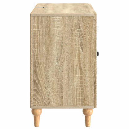 vidaXL TV Cabinet Sonoma Oak 89 x 34.5 x 60 cm Engineered Wood