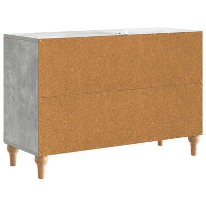 vidaXL TV Cabinet Concrete Grey 89 x 34.5 x 60 cm Engineered Wood