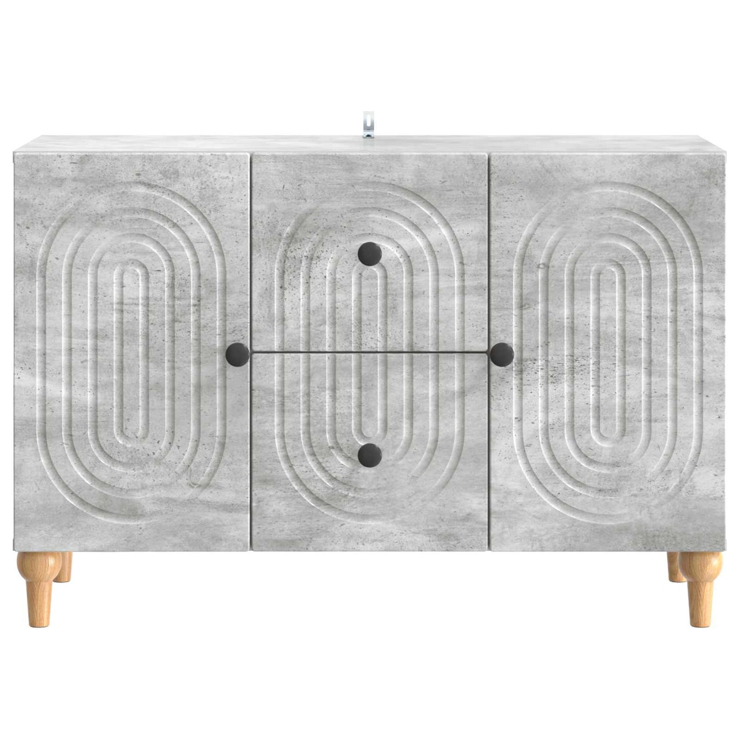 vidaXL TV Cabinet Concrete Grey 89 x 34.5 x 60 cm Engineered Wood