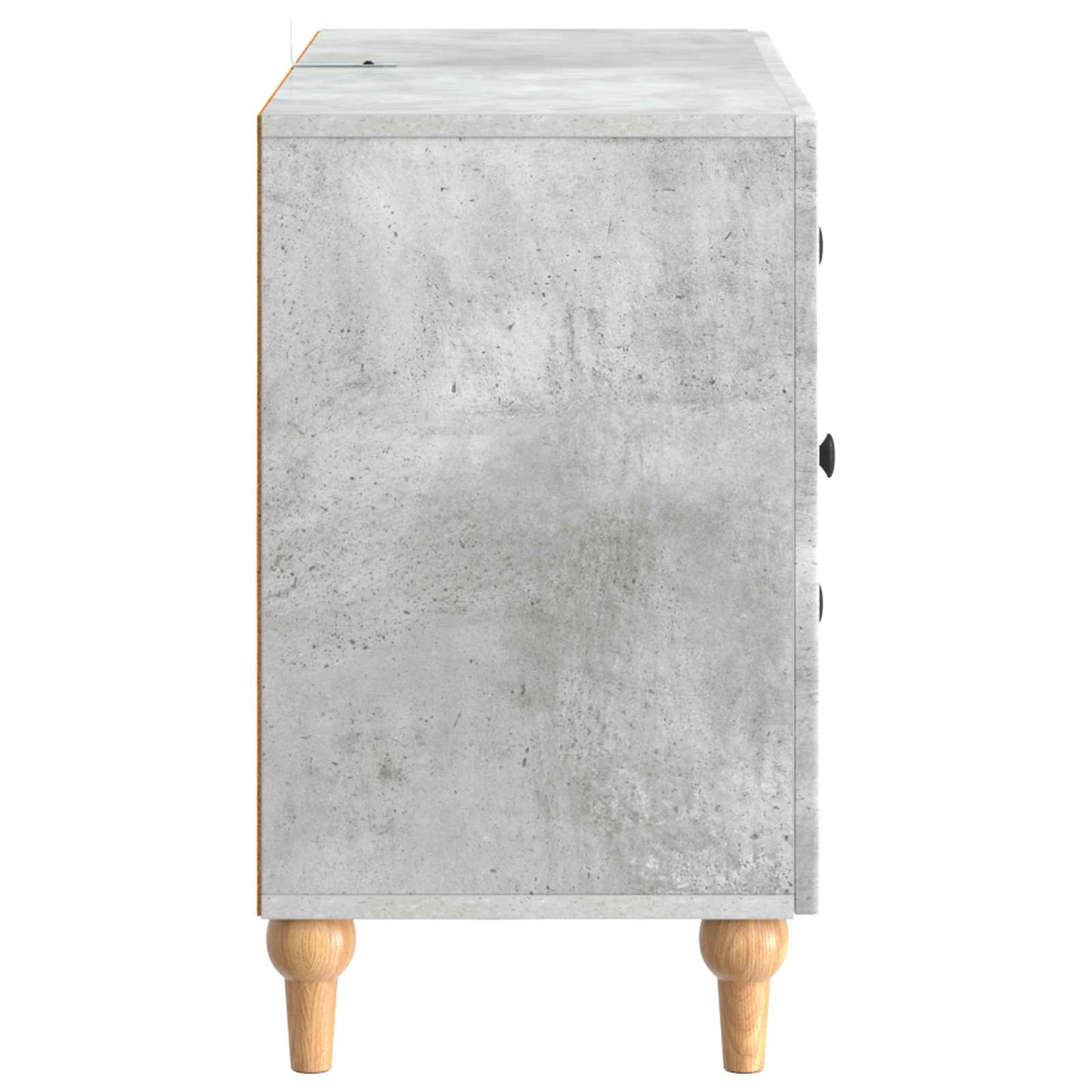vidaXL TV Cabinet Concrete Grey 89 x 34.5 x 60 cm Engineered Wood