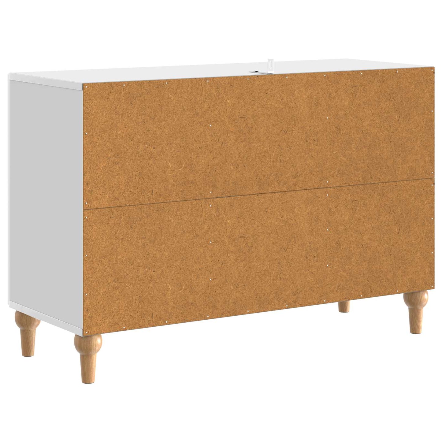 vidaXL TV Cabinet High Gloss White 89 x 34.5 x 60 cm Engineered Wood
