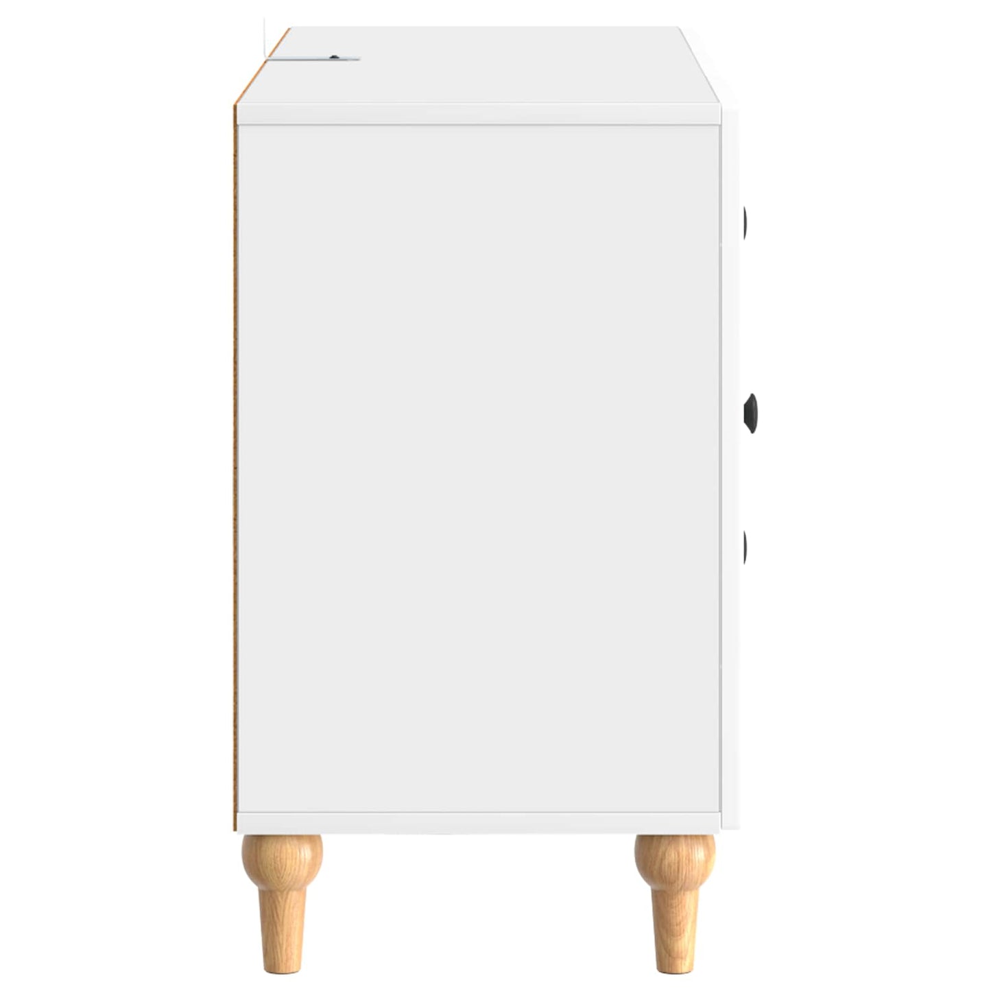 vidaXL TV Cabinet High Gloss White 89 x 34.5 x 60 cm Engineered Wood