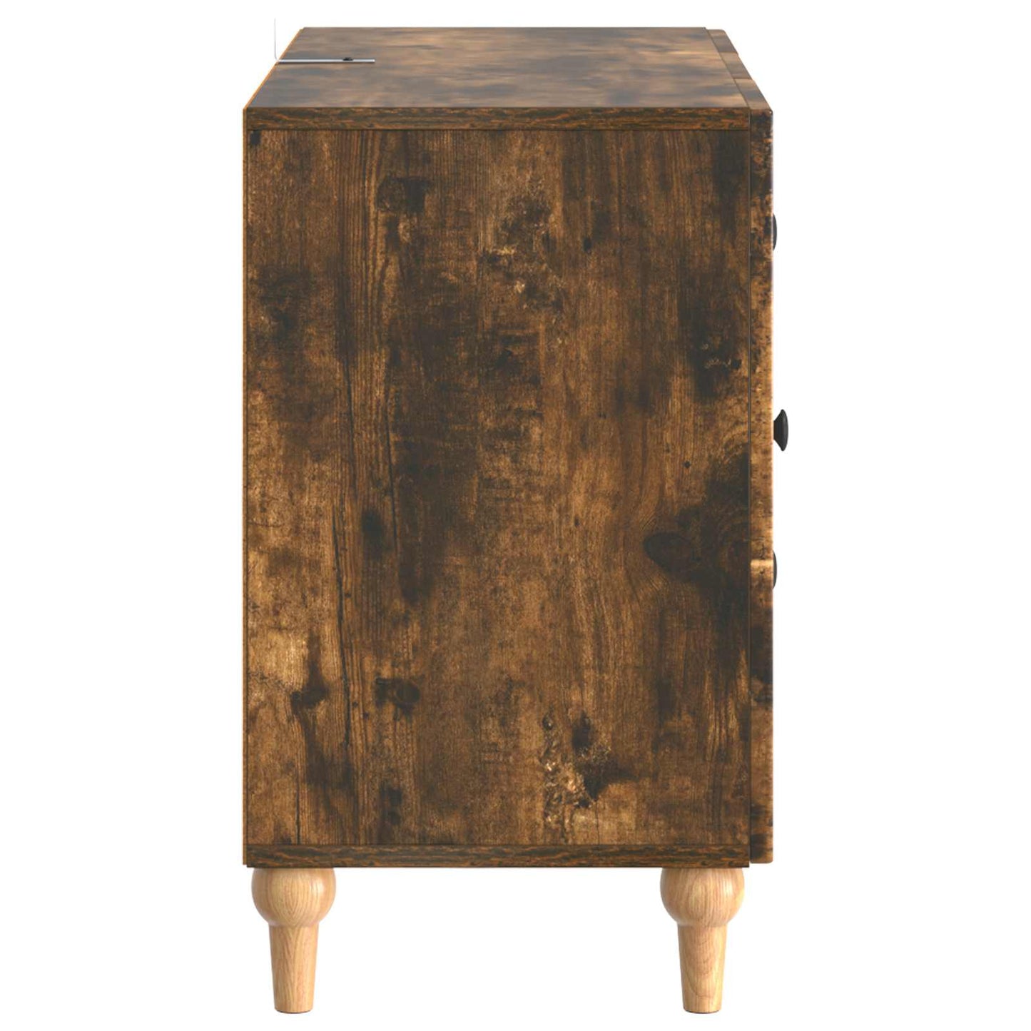 vidaXL TV Cabinet Smoked Oak 89 x 34.5 x 60 cm Engineered Wood