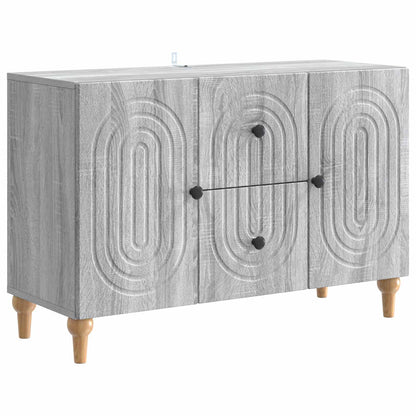 vidaXL TV Cabinet Grey Sonoma 89 x 34.5 x 60 cm Engineered Wood