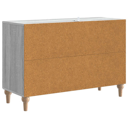 vidaXL TV Cabinet Grey Sonoma 89 x 34.5 x 60 cm Engineered Wood