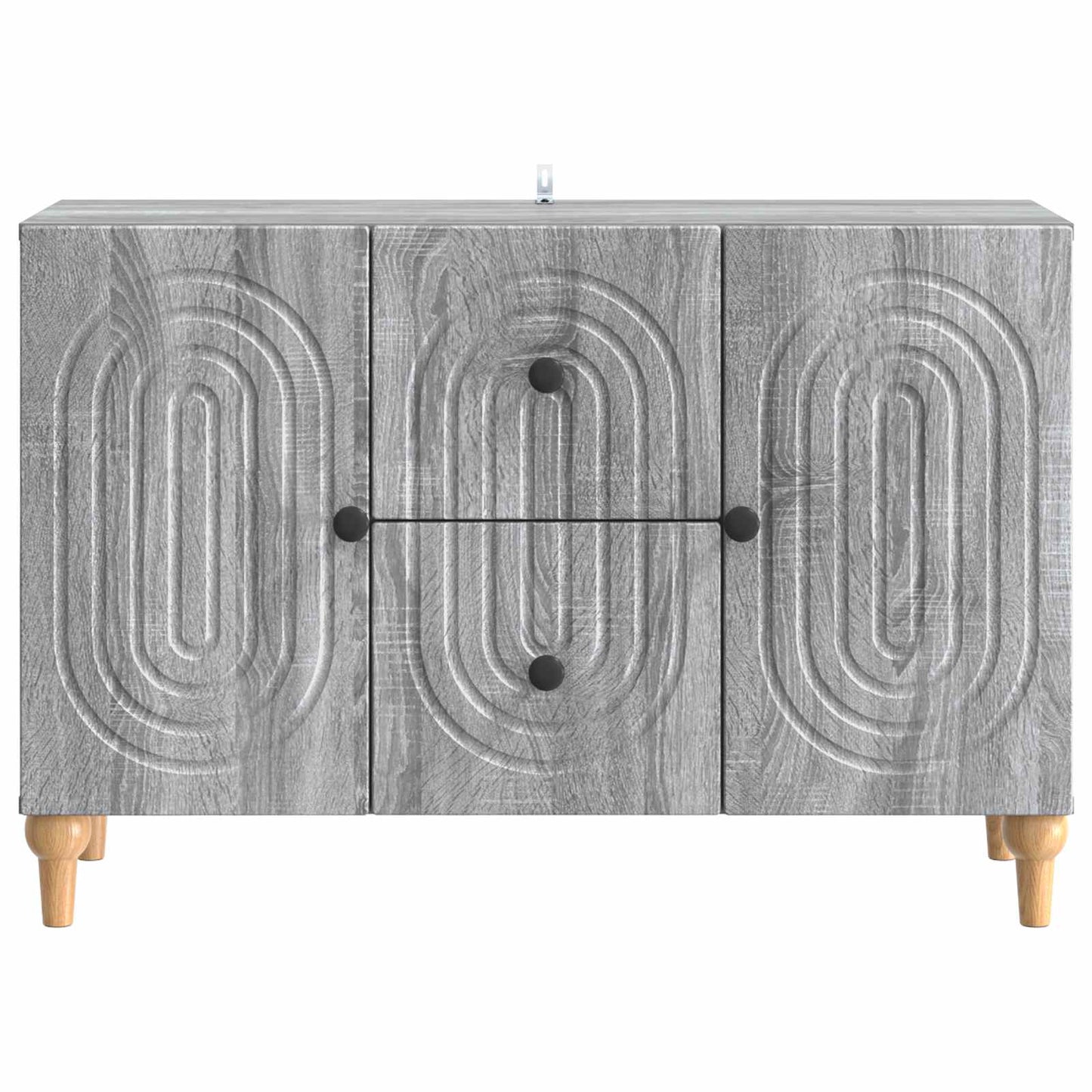 vidaXL TV Cabinet Grey Sonoma 89 x 34.5 x 60 cm Engineered Wood