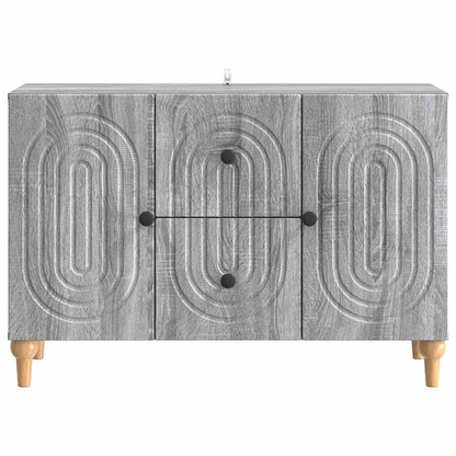 vidaXL TV Cabinet Grey Sonoma 89 x 34.5 x 60 cm Engineered Wood