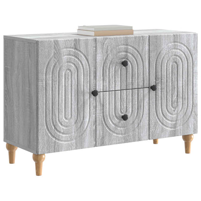 vidaXL TV Cabinet Grey Sonoma 89 x 34.5 x 60 cm Engineered Wood