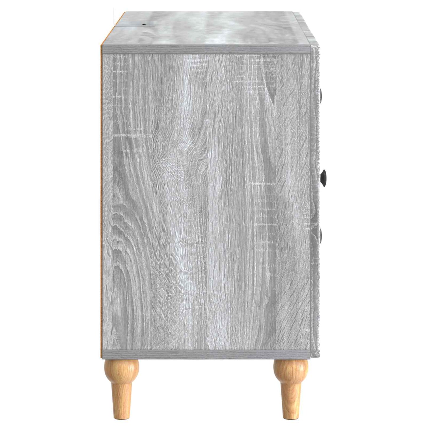 vidaXL TV Cabinet Grey Sonoma 89 x 34.5 x 60 cm Engineered Wood