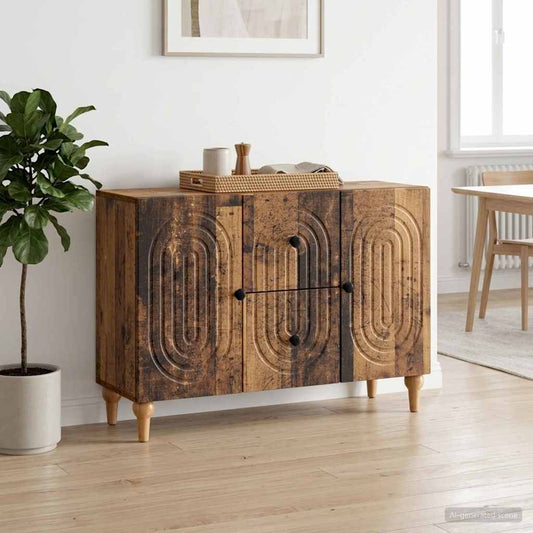 vidaXL TV Cabinet Old Wood 89 x 34.5 x 60 cm Engineered Wood