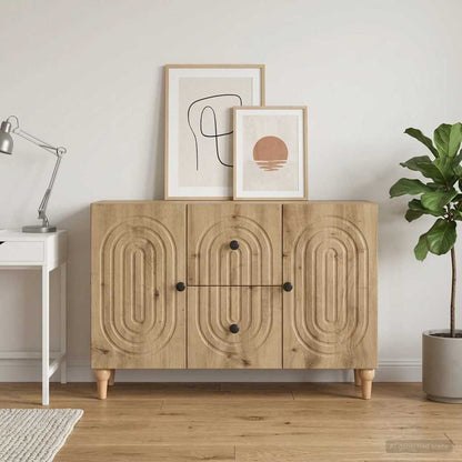 vidaXL TV Cabinet Artisan Oak 89 x 34.5 x 60 cm Engineered Wood
