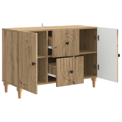 vidaXL TV Cabinet Artisan Oak 89 x 34.5 x 60 cm Engineered Wood