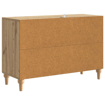 vidaXL TV Cabinet Artisan Oak 89 x 34.5 x 60 cm Engineered Wood