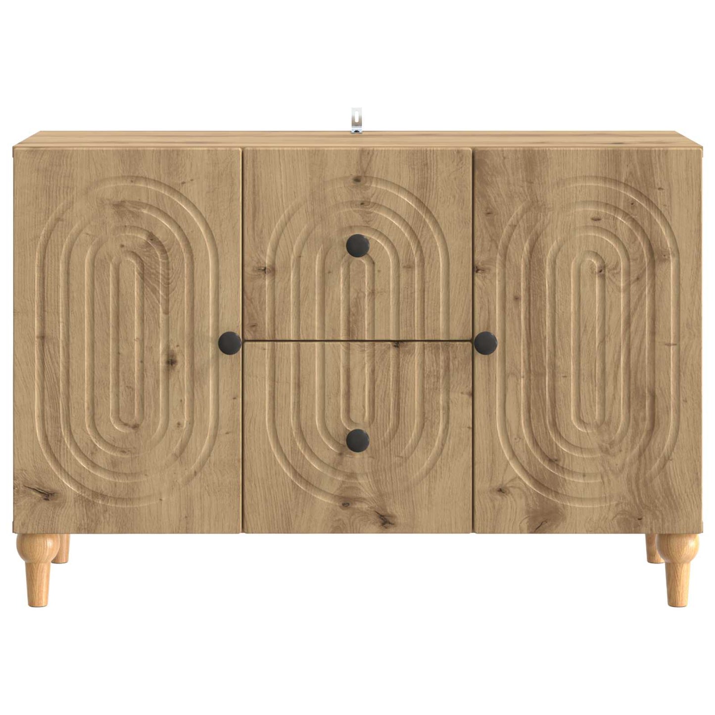 vidaXL TV Cabinet Artisan Oak 89 x 34.5 x 60 cm Engineered Wood