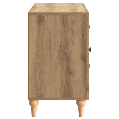 vidaXL TV Cabinet Artisan Oak 89 x 34.5 x 60 cm Engineered Wood