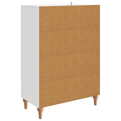 vidaXL Sideboard with Drawer White 66 x 34.5 x 95 cm Engineered Wood
